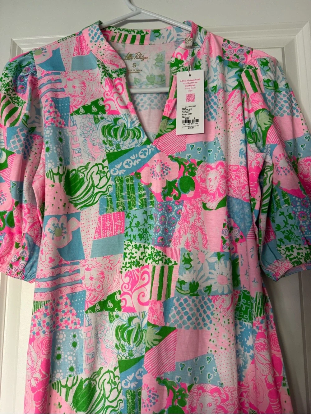 Lilly Pulitzer Carey Dress - Multi Crazy Quilt - Picture 3 of 3